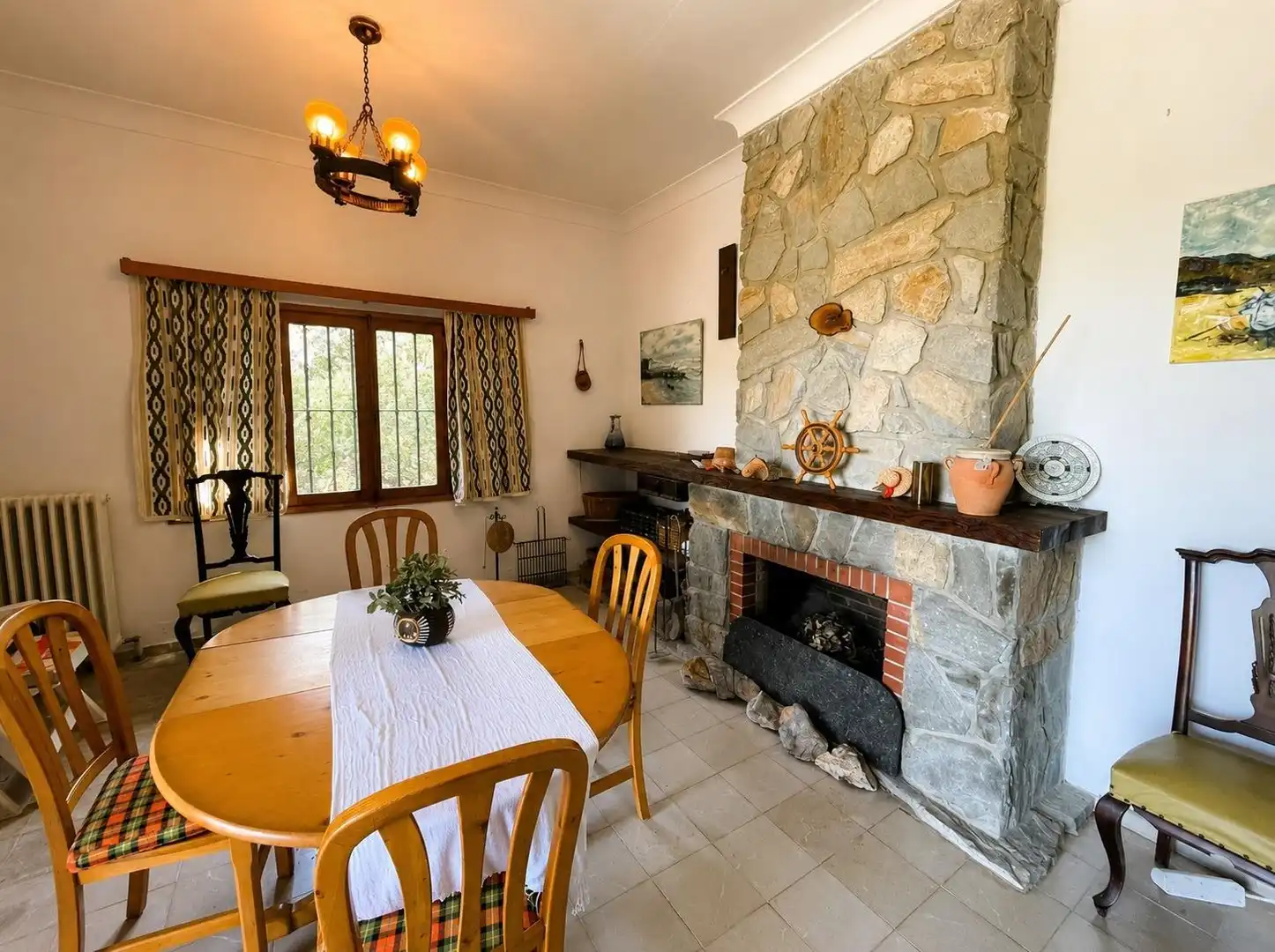 Dining room of Country homes for sale in Escorca  with Private garden and Terrace