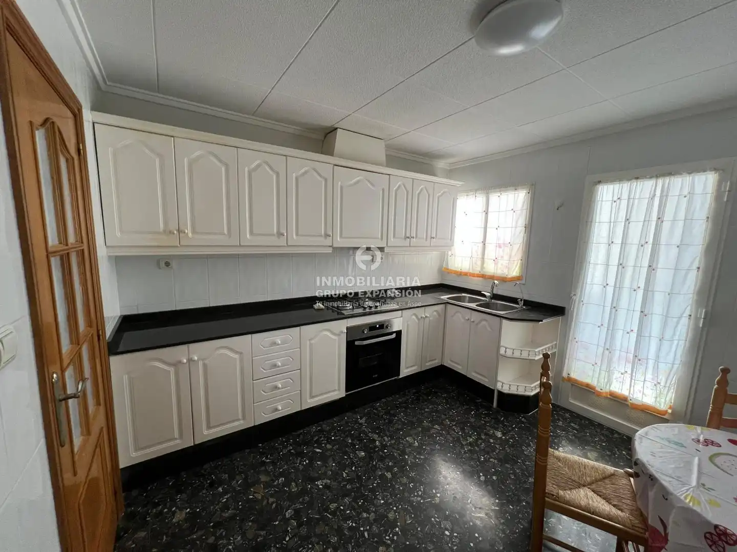 Kitchen of Flat for rent in Aspe  with Terrace, Balcony and Community pool