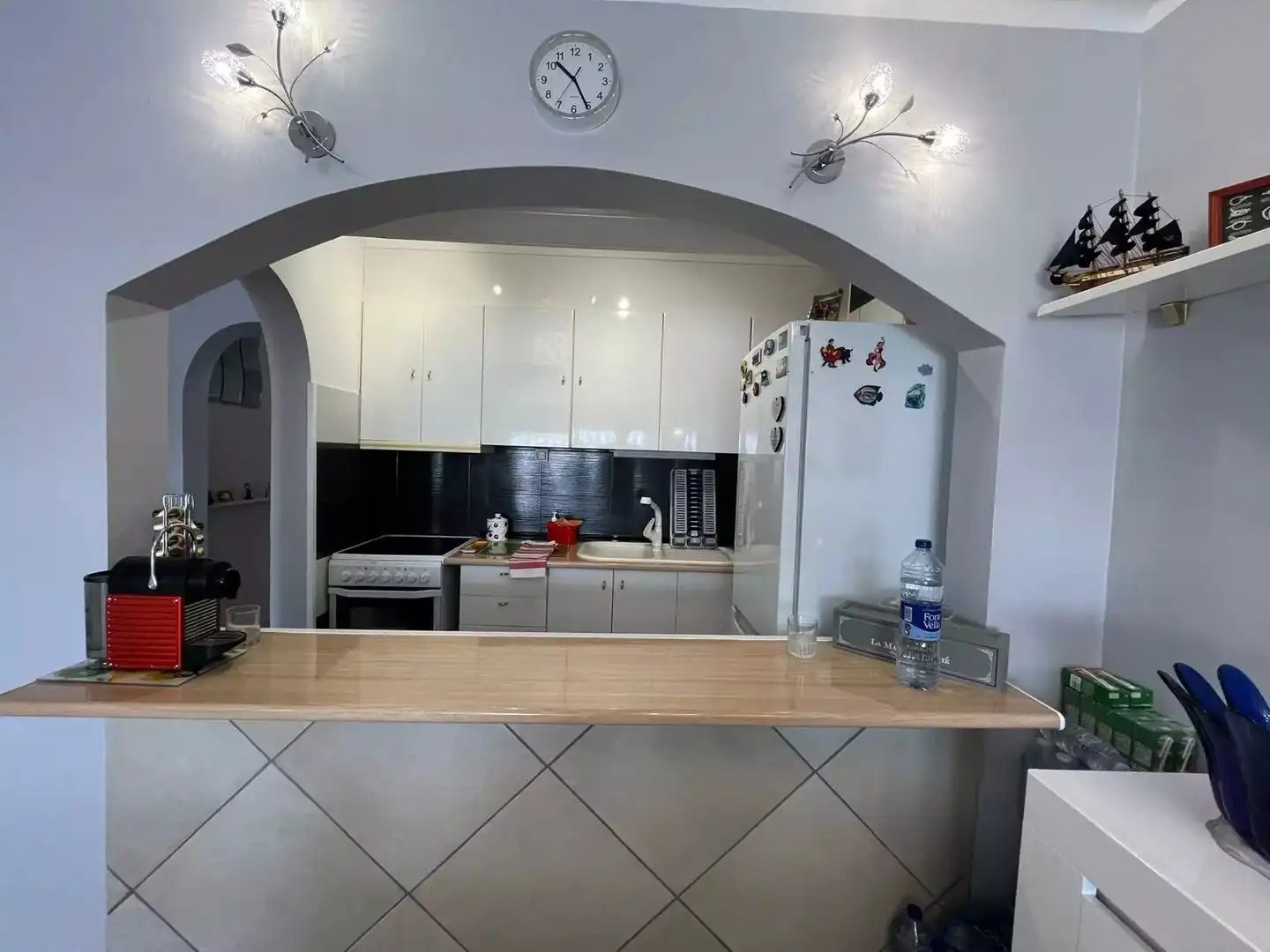Cocina de Apartamento en venta en Empuriabrava con Terraza y Amueblado