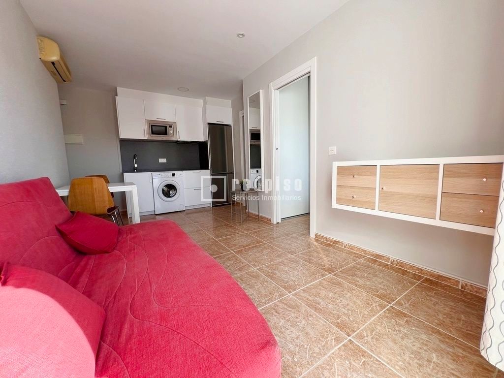 Bedroom of Flat for sale in Málaga Capital  with Air Conditioner, Terrace and Furnished