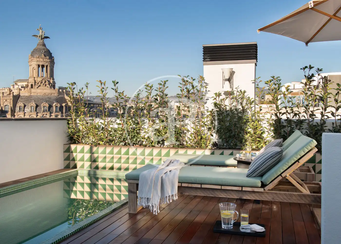 Terrace of Houses for rent in Barcelona  with Air Conditioner, Heating and Terrace
