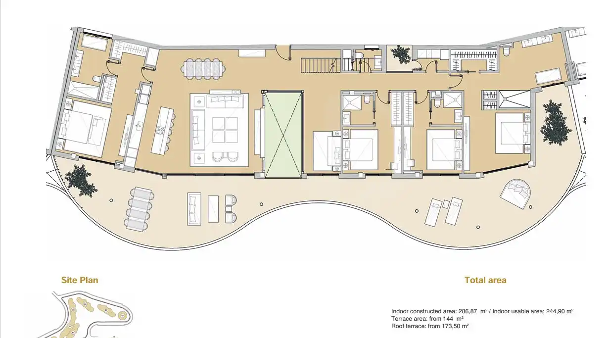 Penthouse with lift for sale in La Quinta, imagen 40