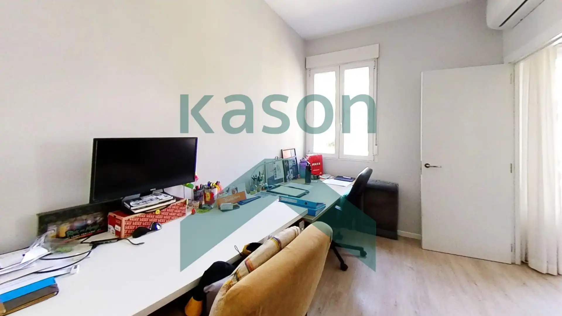 Schlafzimmer von Wohnung zum Verkauf in Madrid mit Klimaanlage und Heizung