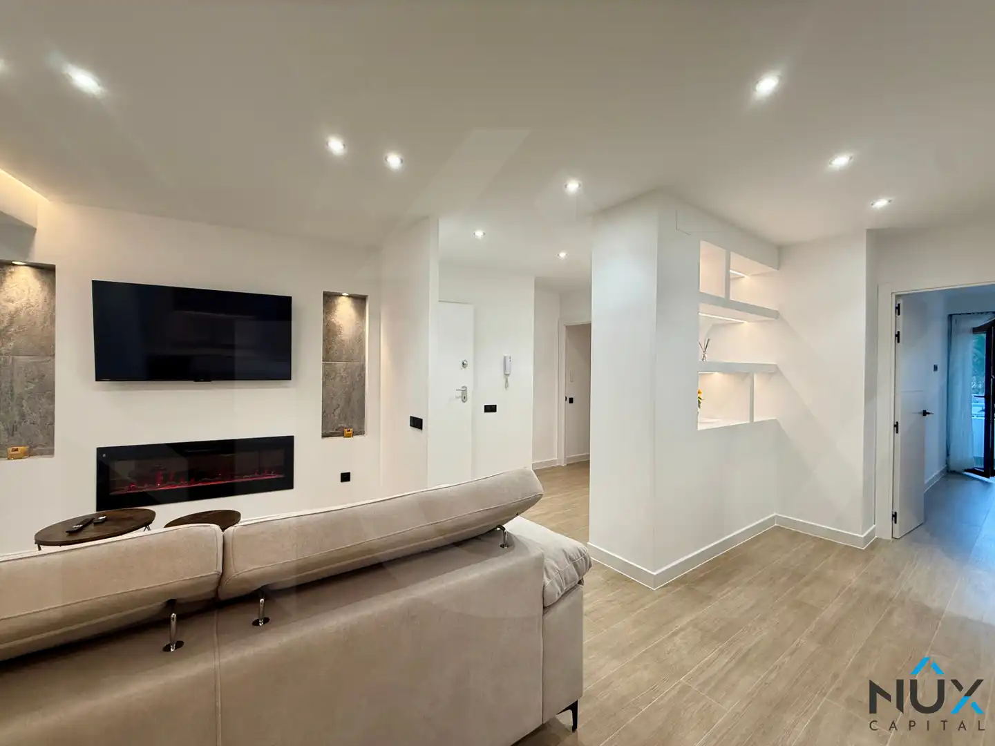 Sala de estar de Piso en venta en Cullera con Aire acondicionado, Calefacción y Amueblado