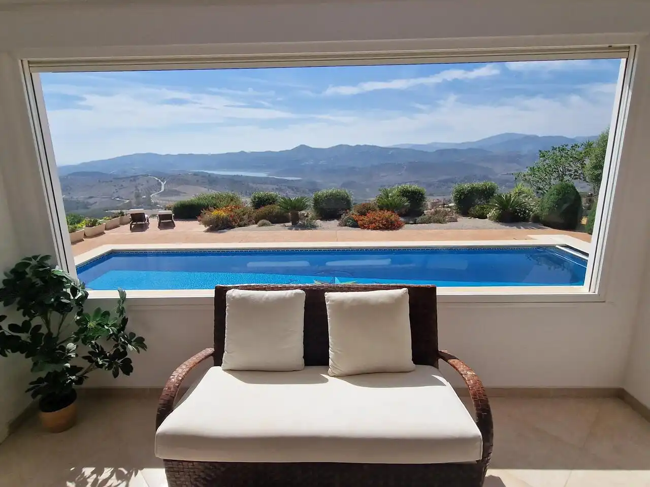 Terraza de Casa o chalet en venta en Periana con Aire acondicionado, Terraza y Piscina