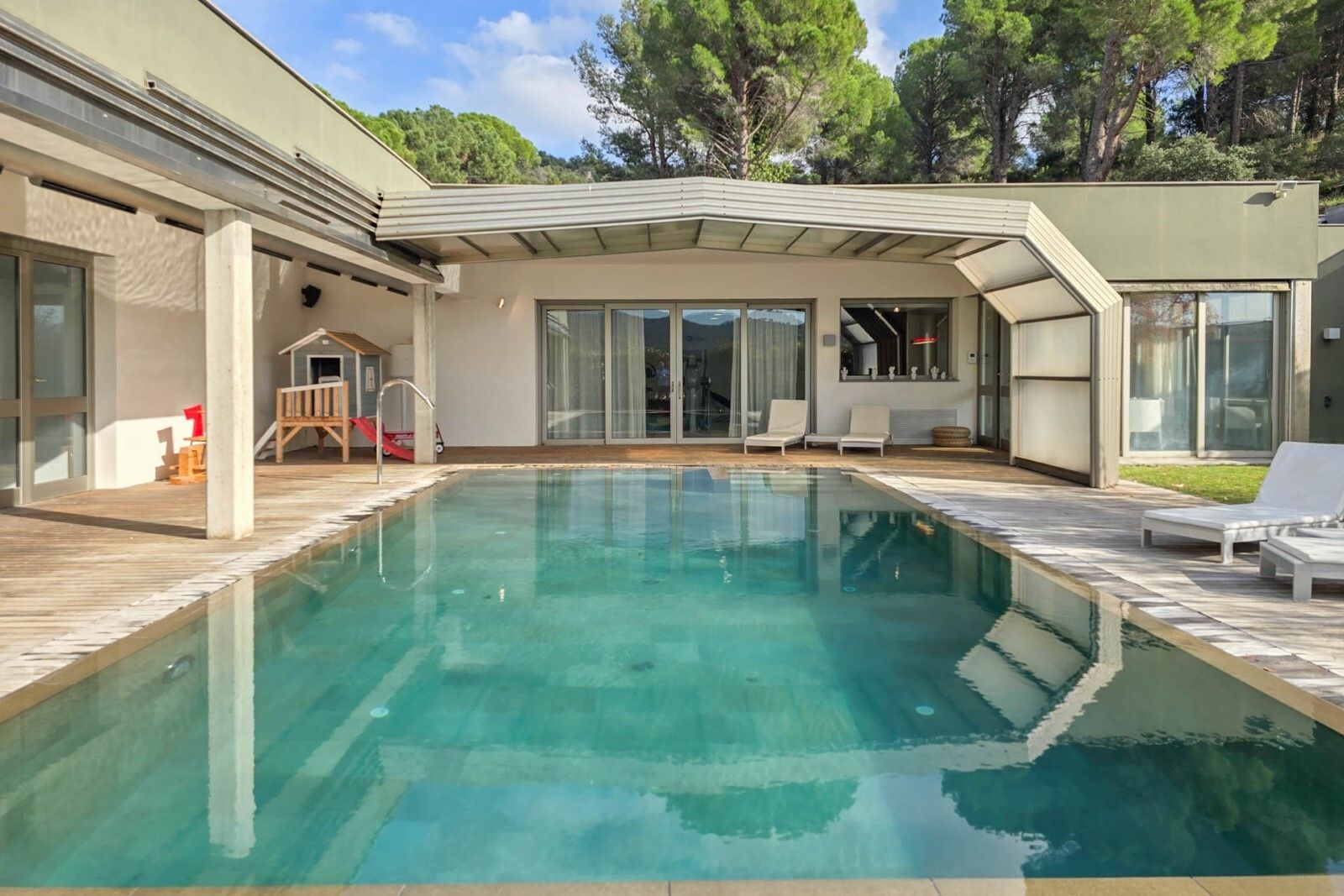 Swimming pool of House or chalet for sale in La Jonquera  with Terrace, Storage room and Swimming Pool