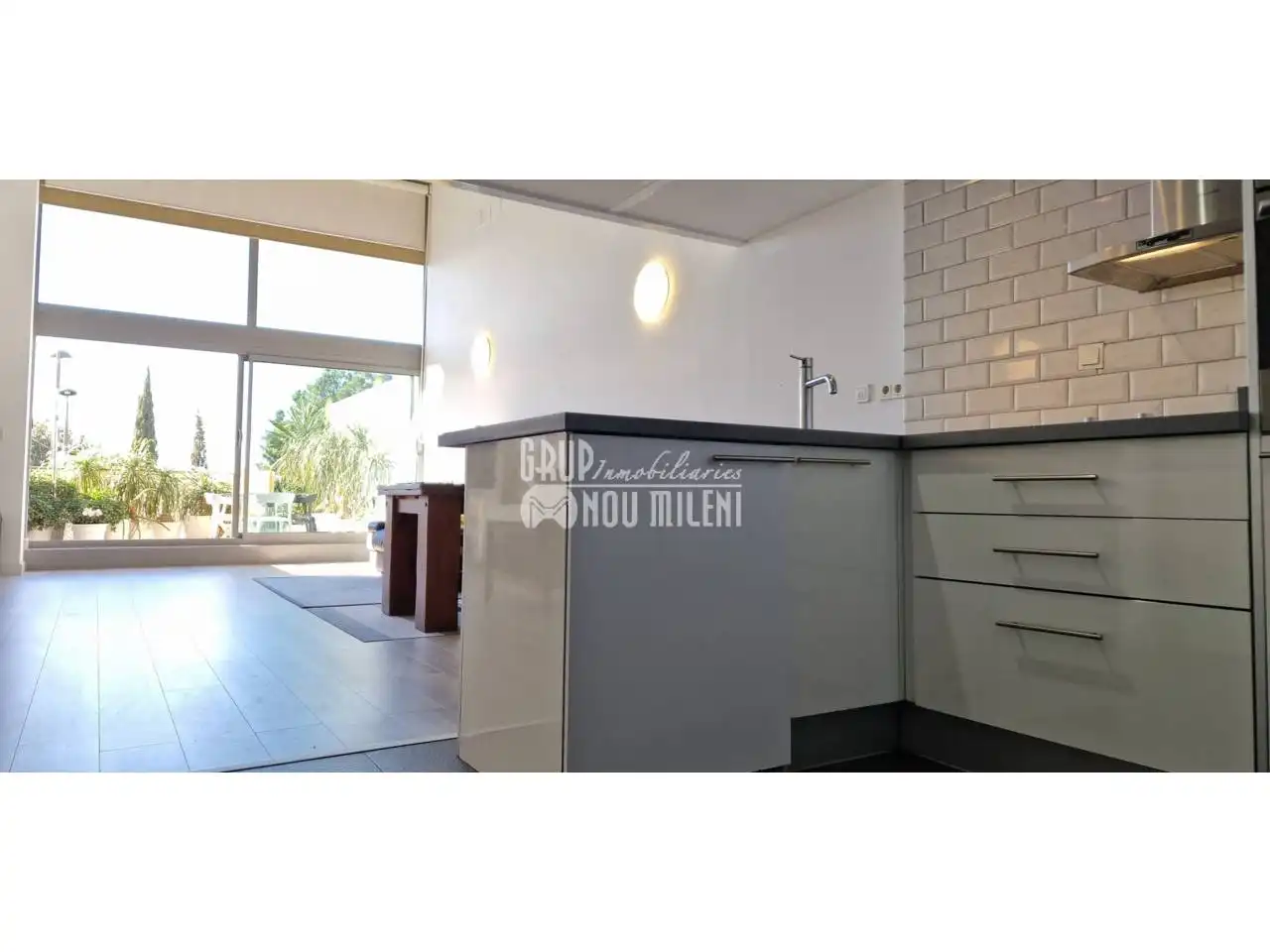 Cocina de Loft en venta en Valencia con Aire acondicionado, Parquet y Terraza