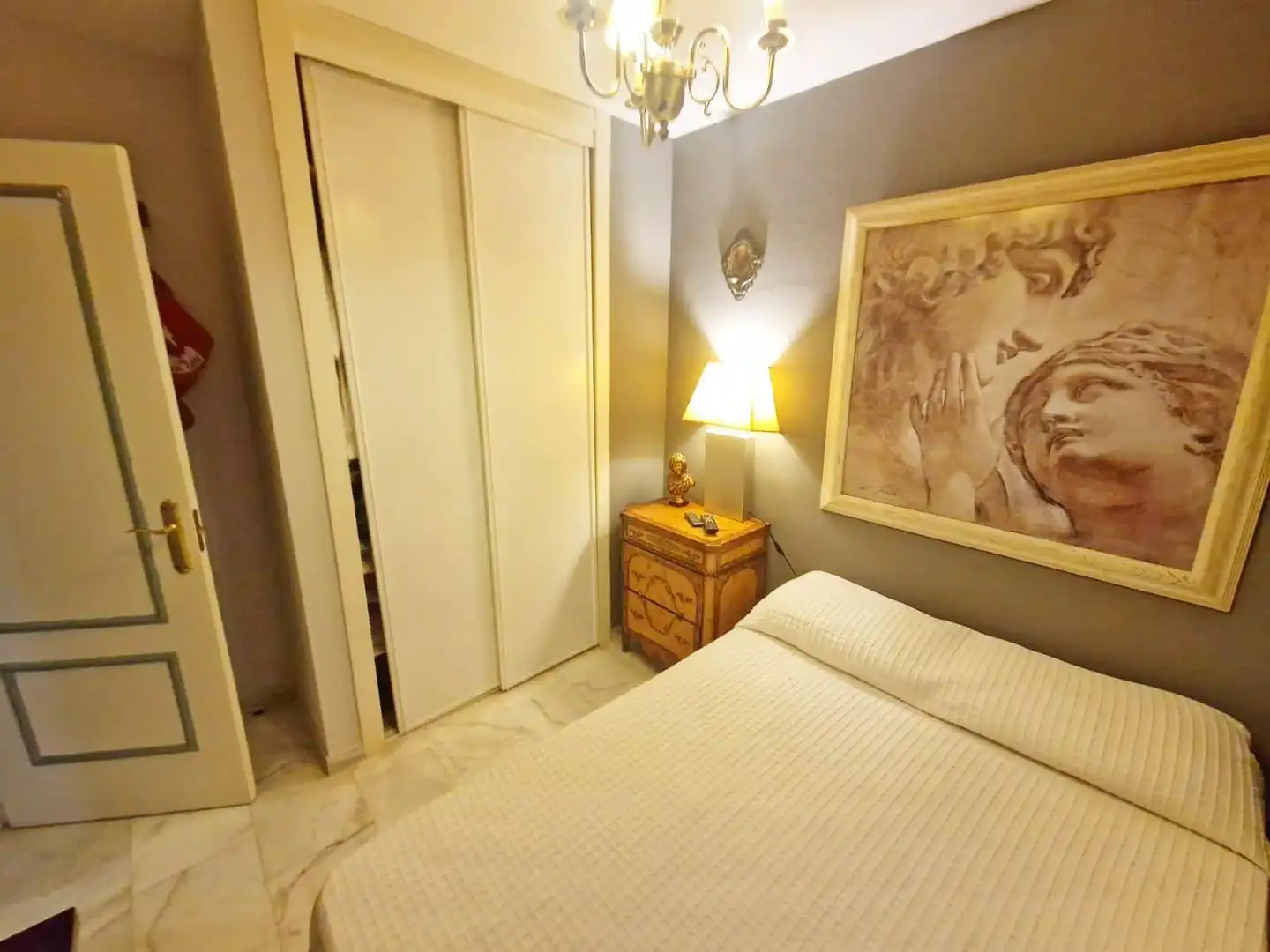 Bedroom of Flat for sale in Rincón de la Victoria  with Air Conditioner, Heating and Private garden