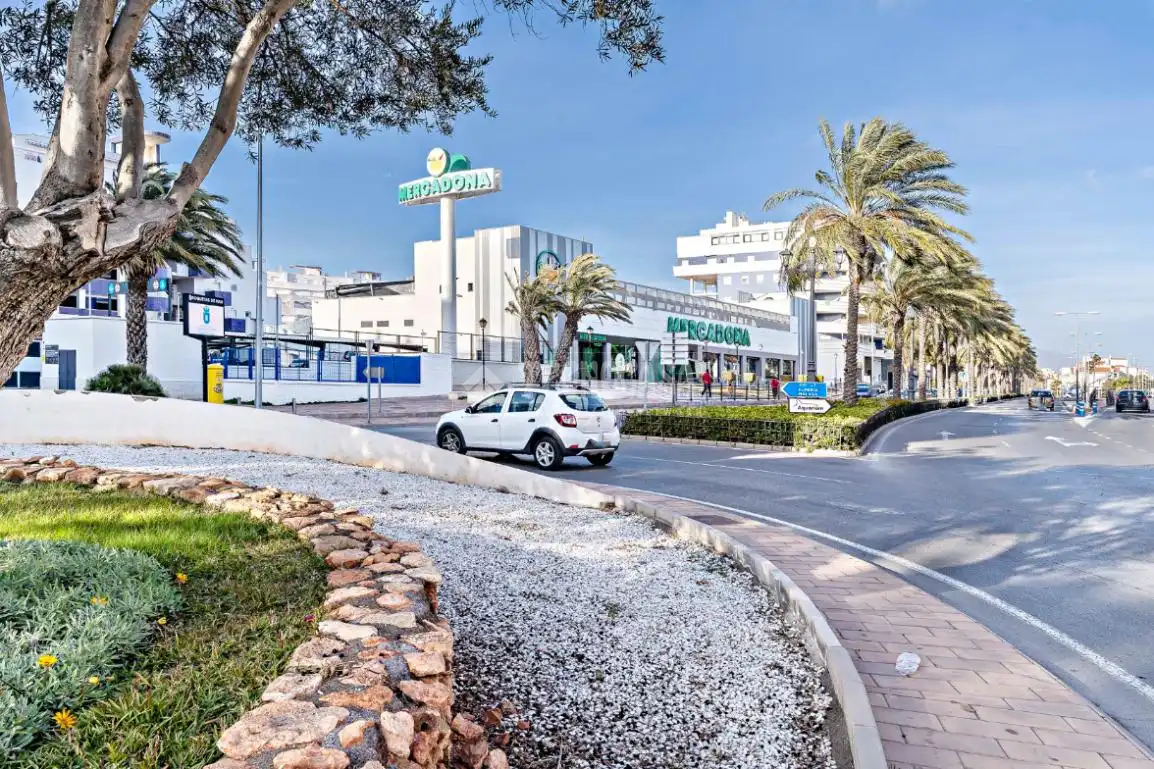 Exterior view of Flat for sale in Roquetas de Mar  with Air Conditioner and Heating