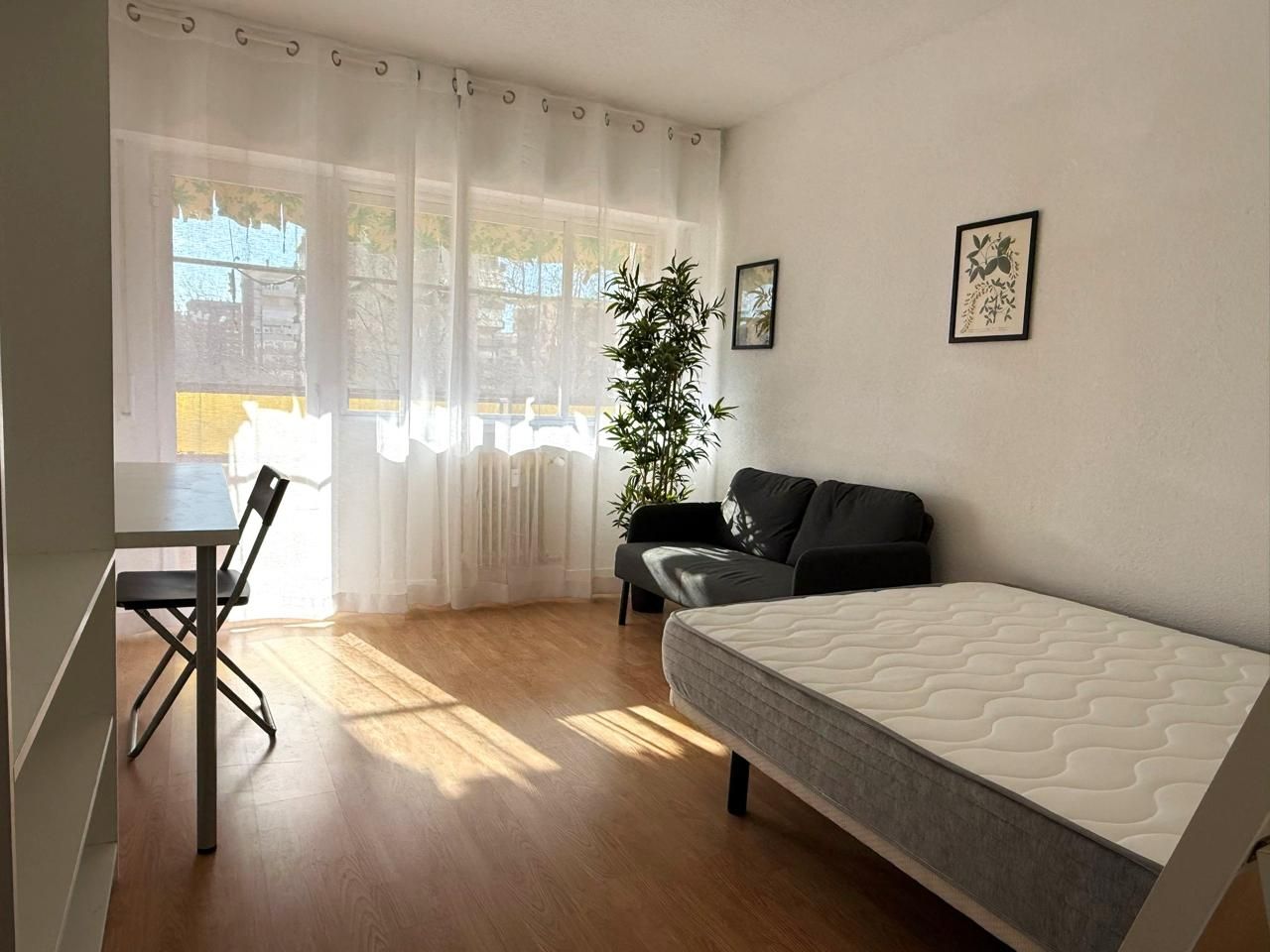 Bedroom of Study for rent in  Madrid Capital  with Terrace, Furnished and Internet