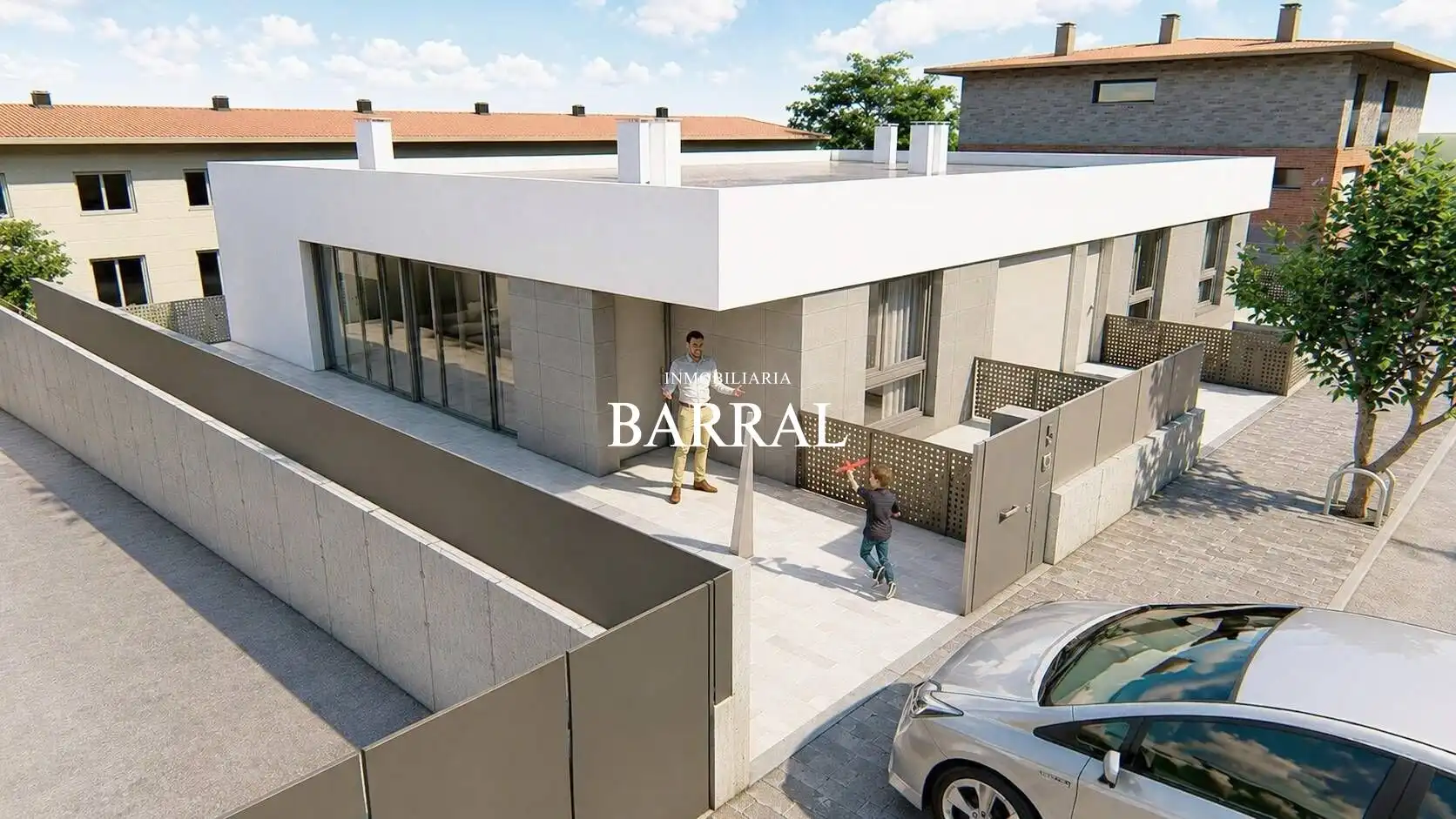 Exterior view of Houses for sale in Tudela  with Heating, Private garden and Terrace