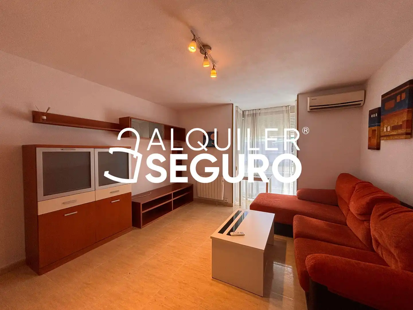 Wohnzimmer von Wohnung zur Miete in Madrid mit Klimaanlage, Heizung und Möbliert