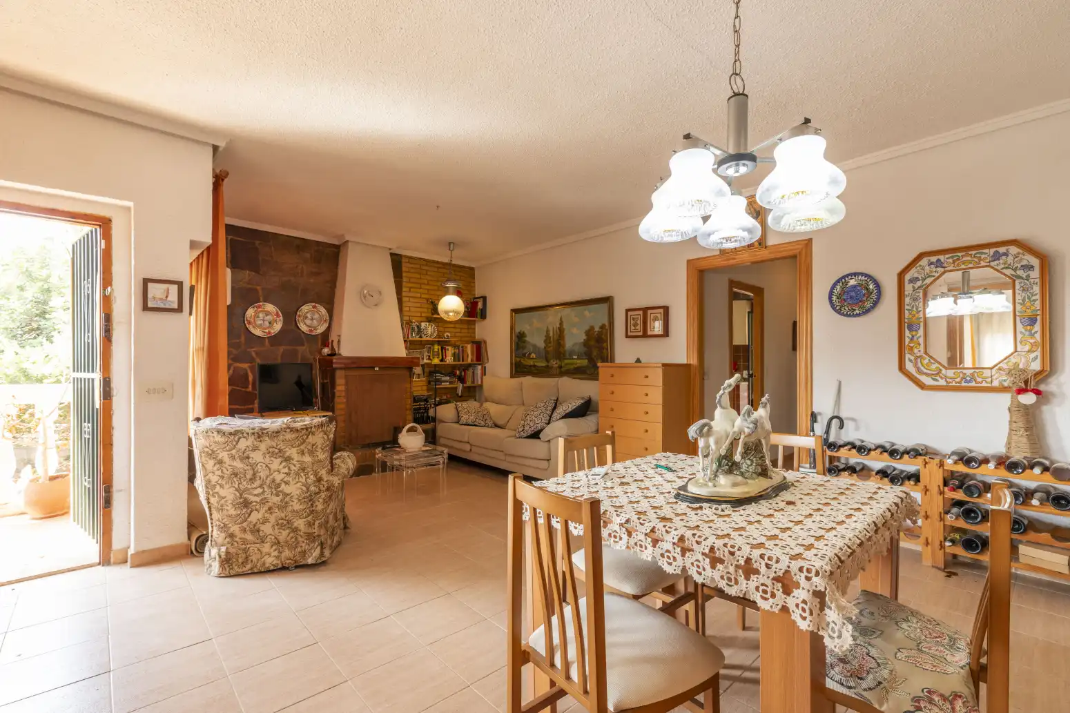Living room of Houses for sale in Náquera  with Air Conditioner, Heating and Private garden