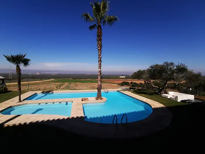 Swimming pool of Country homes for sale in Alcalá de Guadaira  with Air Conditioner, Heating and Private garden