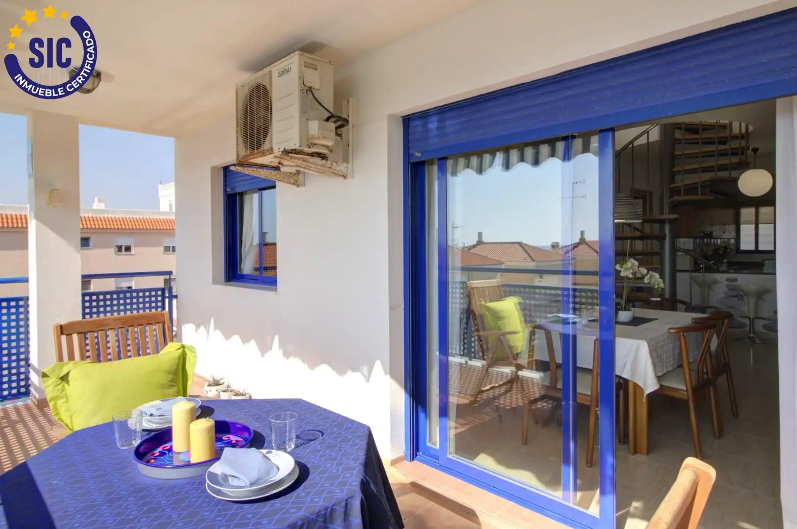 Terrasse von Maisonette zum Verkauf in Nules mit Klimaanlage, Privatgarten und Terrasse