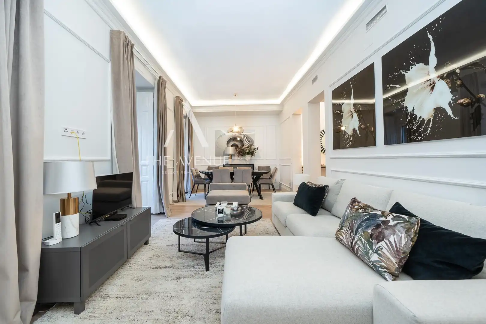 Sala de estar de Piso en venta en Madrid