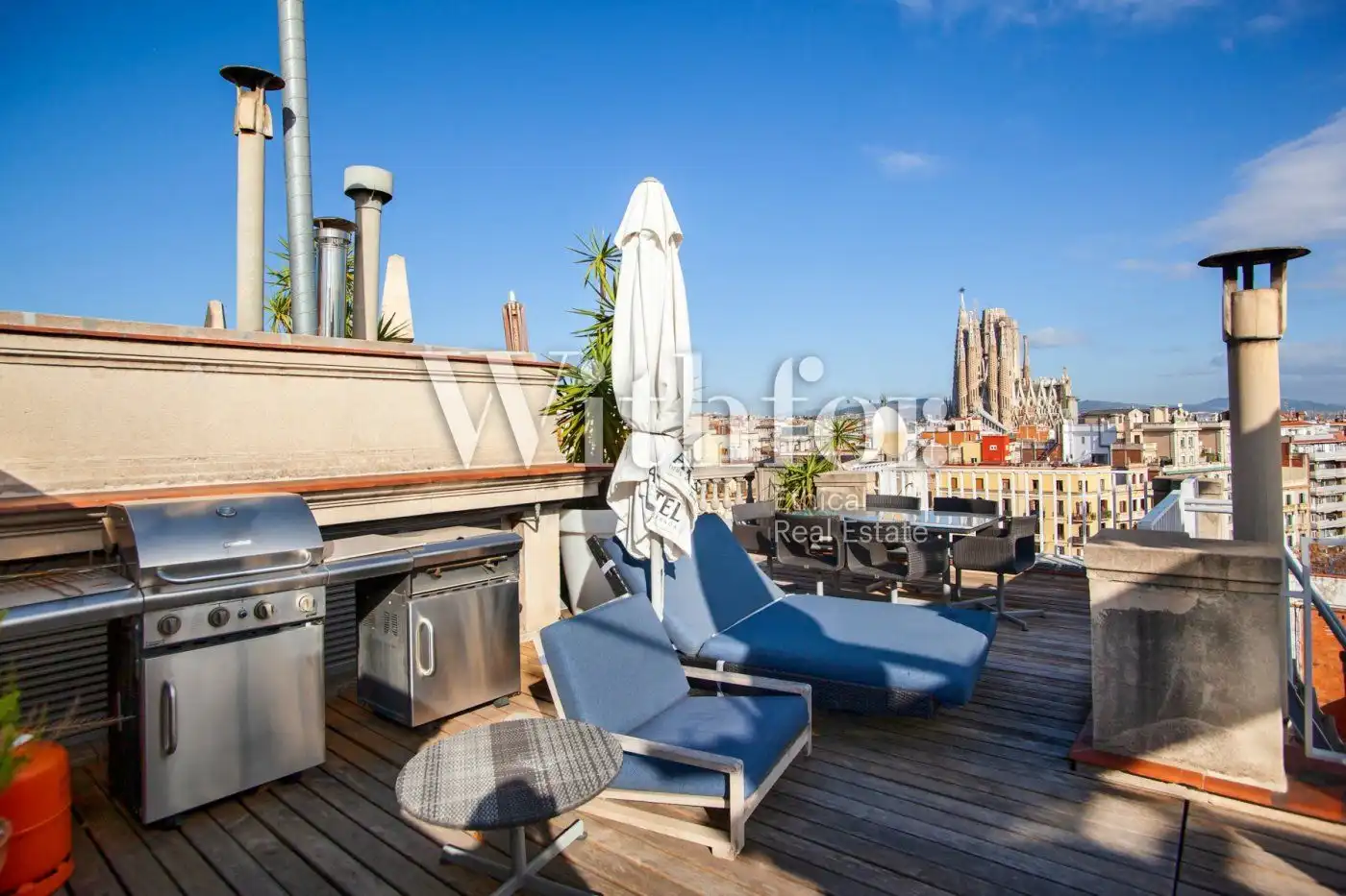 Terraza de Ático en venta en Barcelona con Aire acondicionado, Calefacción y Parquet