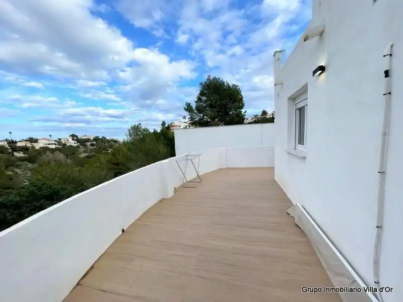 Terrassa de Casa o xalet en venda en Dénia amb Aire condicionat, Calefacció i Jardí privat