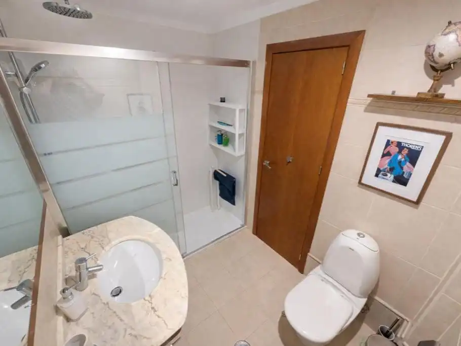 Bathroom of Flat for rent in Altea  with Air Conditioner, Terrace and Balcony