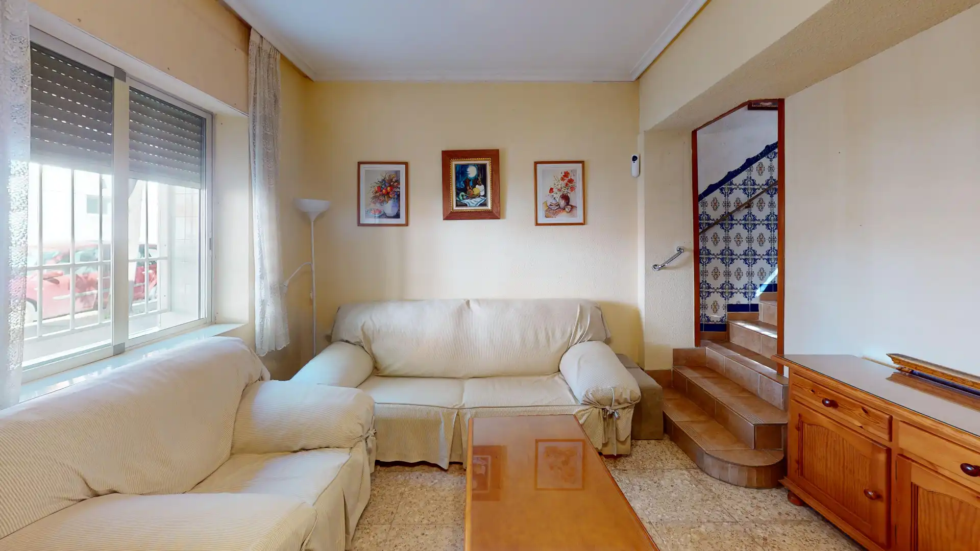 Sala d'estar de Casa o xalet en venda en Alicante / Alacant amb Terrassa, Traster i Moblat