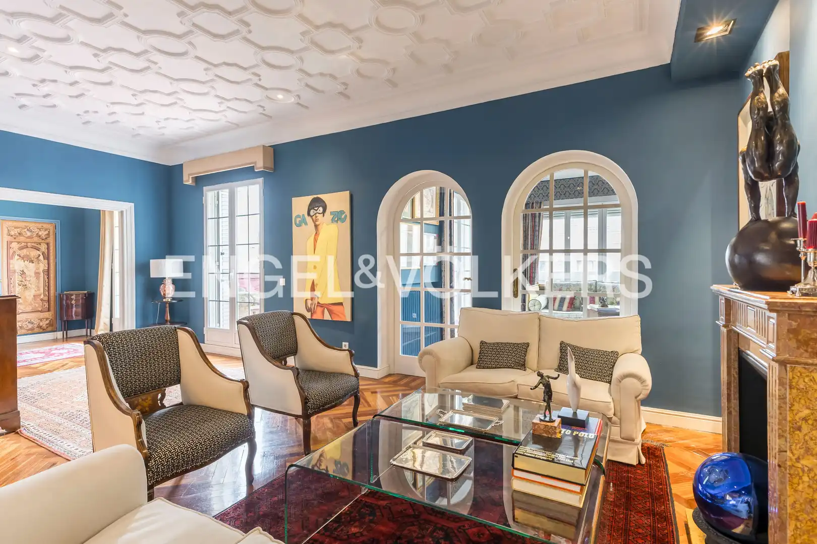 Living room of Attic for rent in Madrid  with Air Conditioner, Heating and Terrace