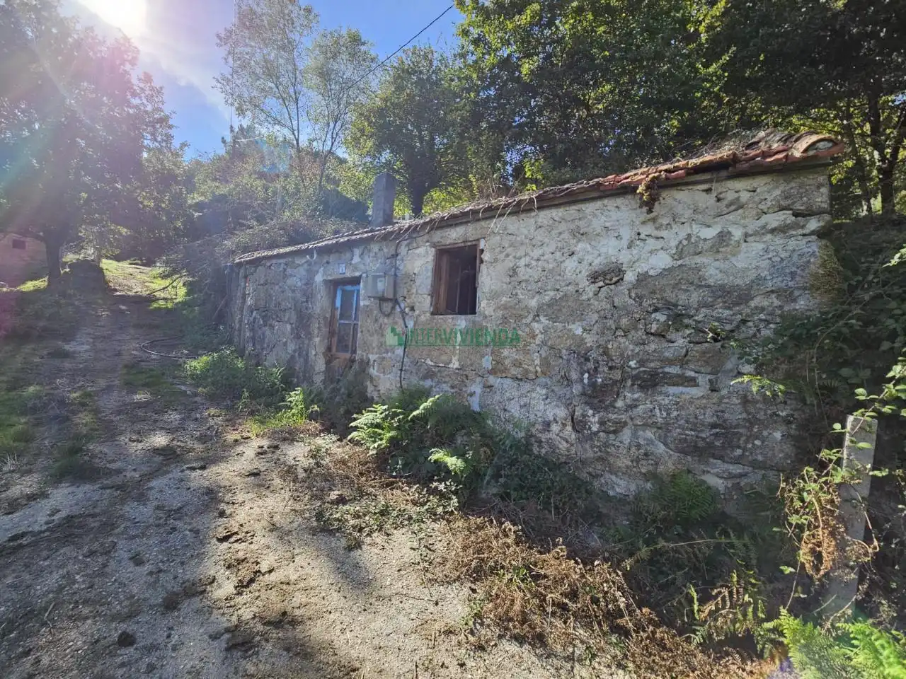 Vista exterior de Casa o chalet en venta en A Cañiza   con Calefacción y Jardín privado
