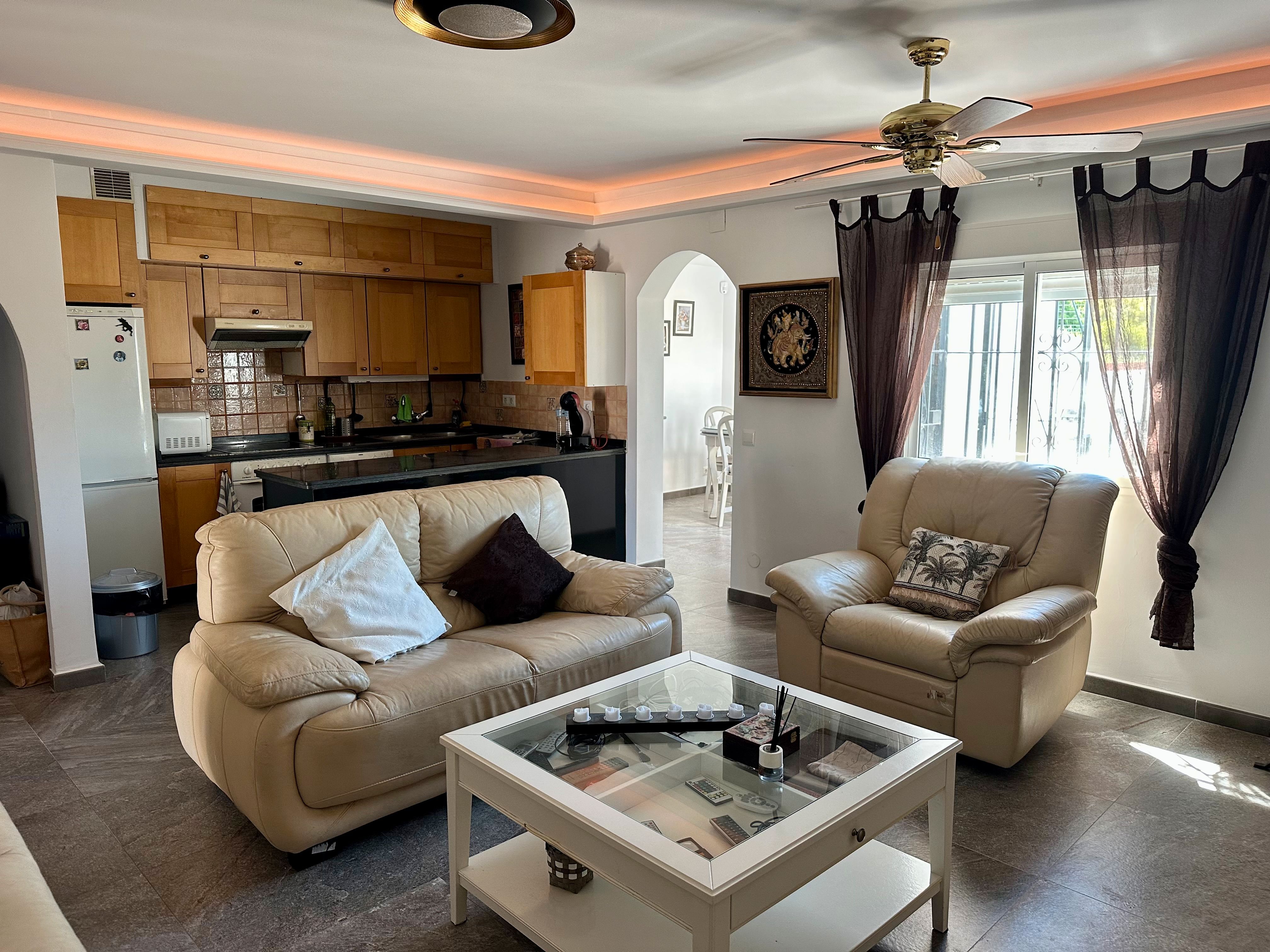 Living room of House or chalet for sale in Manilva  with Heating, Terrace and Swimming Pool