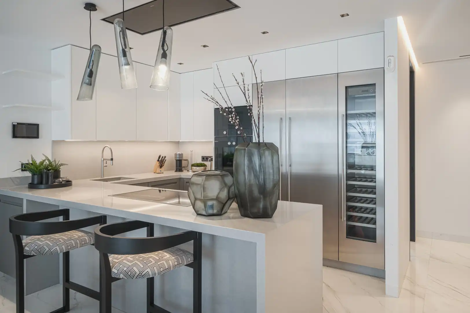 Kitchen of Apartments for rent in Marbella  with Air Conditioner, Terrace and Furnished