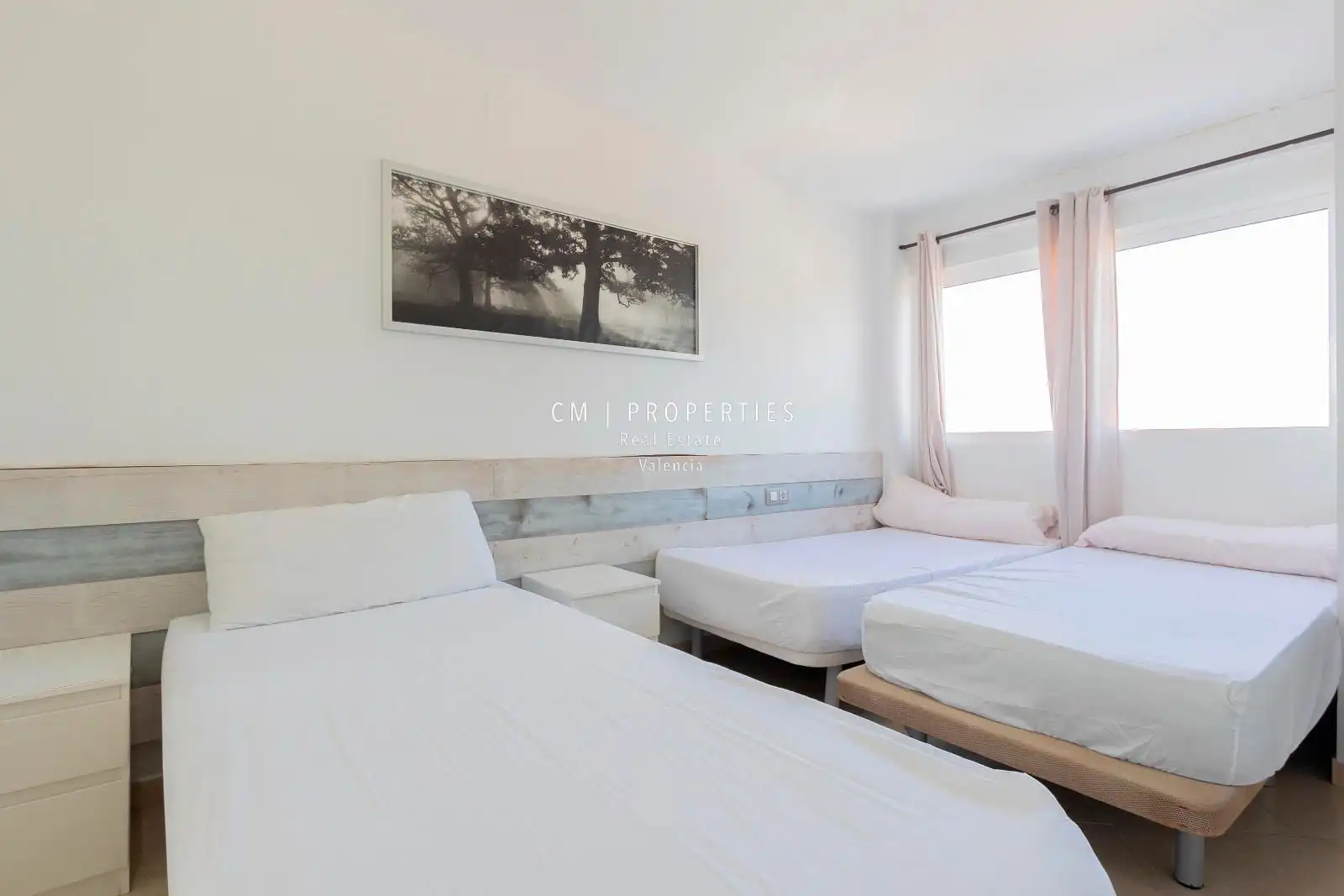 Schlafzimmer von Haus oder Chalet zur Miete in Valencia mit Klimaanlage, Heizung und Terrasse