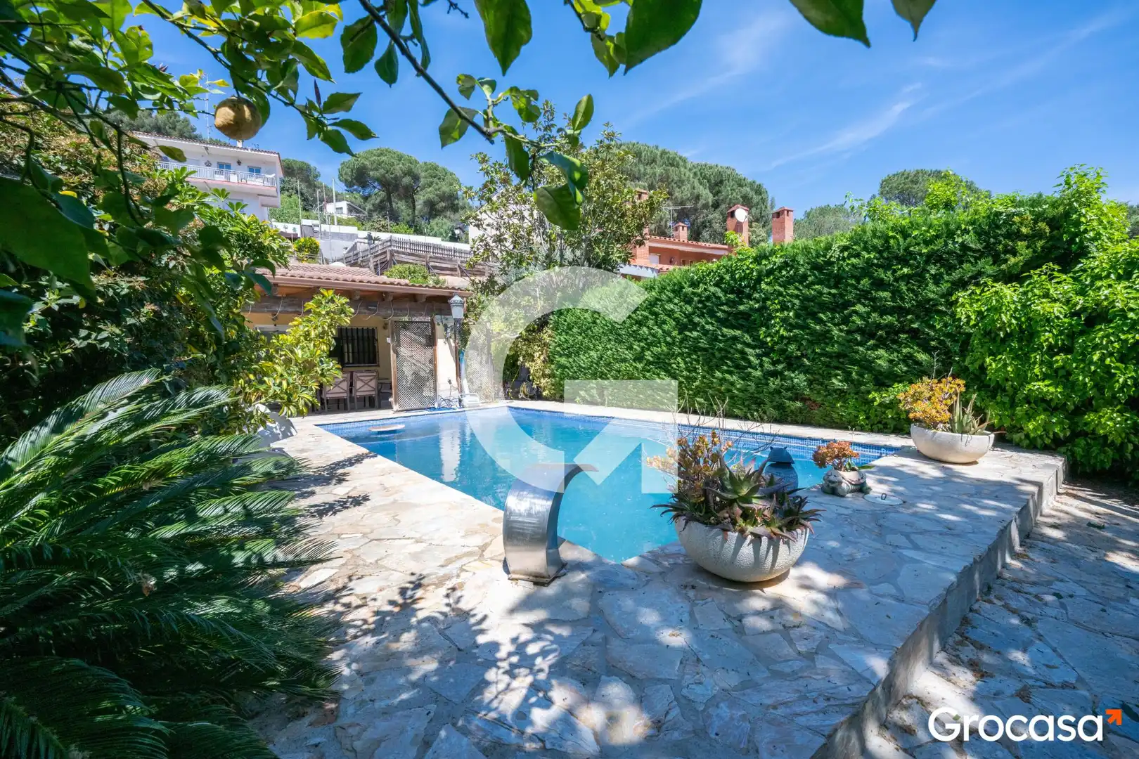 Piscina de Casa o xalet en venda en Argentona amb Aire condicionat, Calefacció i Jardí privat