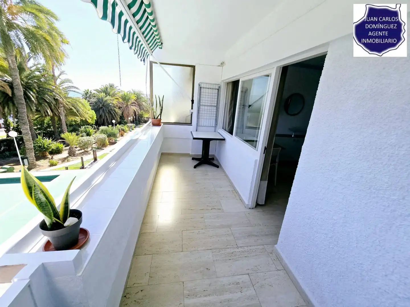Terrassa de Apartament de lloguer en San Bartolomé de Tirajana amb Terrassa, Moblat i Piscina comunitària