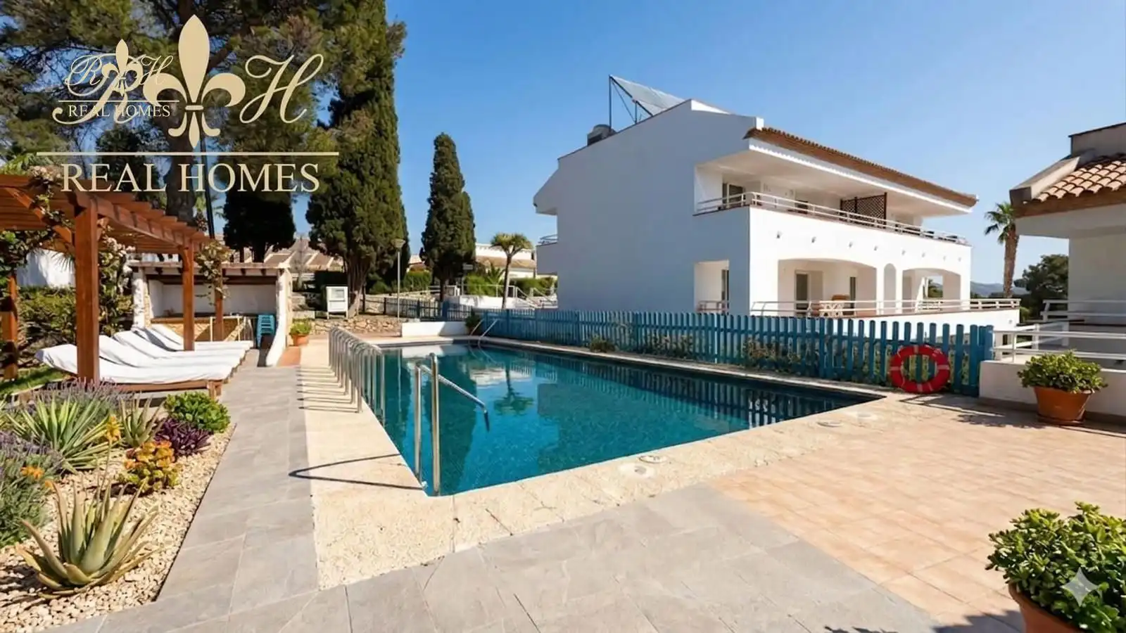 Piscina de Piso de alquiler en L'Alfàs del Pi con Aire acondicionado, Terraza y Piscina