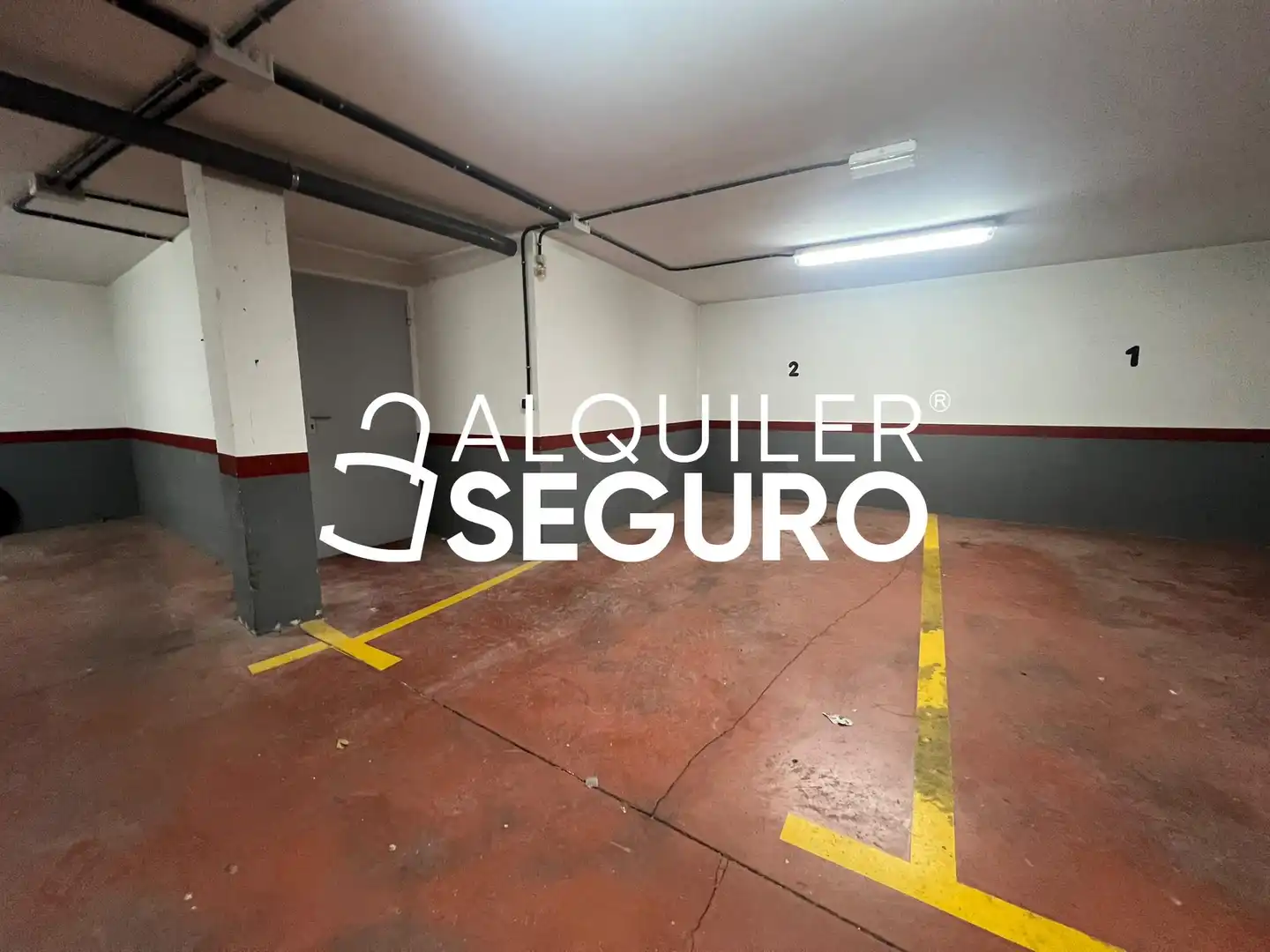 Parking of Flat for rent in Madrid  with Air Conditioner, Heating and Furnished