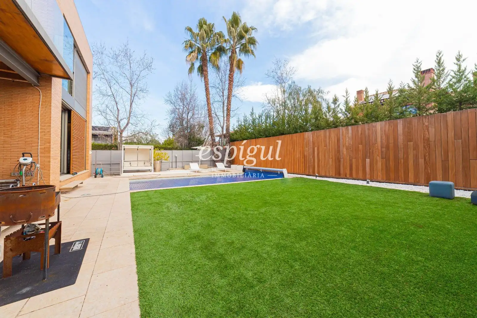 Jardín de Casa o chalet en venta en Sant Cugat del Vallès con Aire acondicionado, Parquet y Terraza