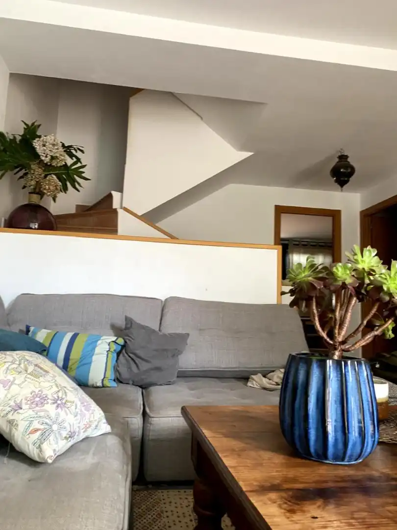 Sala d'estar de Casa adosada de lloguer en Adeje amb Jardí privat, Terrassa i Moblat
