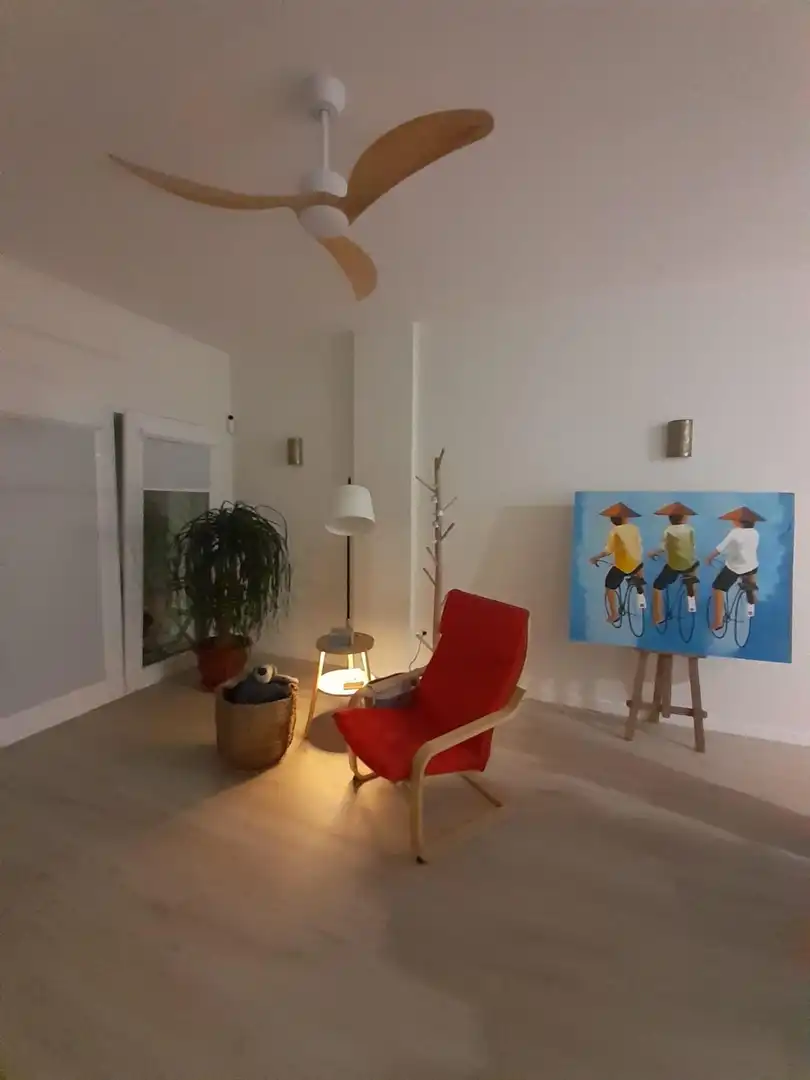 Sala d'estar de Planta baixa en venda en Castellón de la Plana / Castelló de la Plana amb Aire condicionat, Calefacció i Moblat