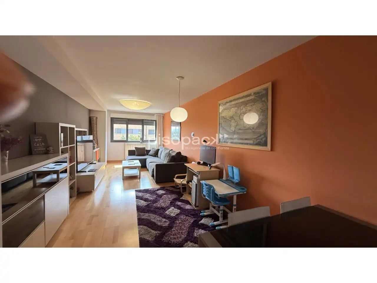Sala de estar de Piso en venta en Berrioplano / Berriobeiti con Calefacción, Parquet y Terraza
