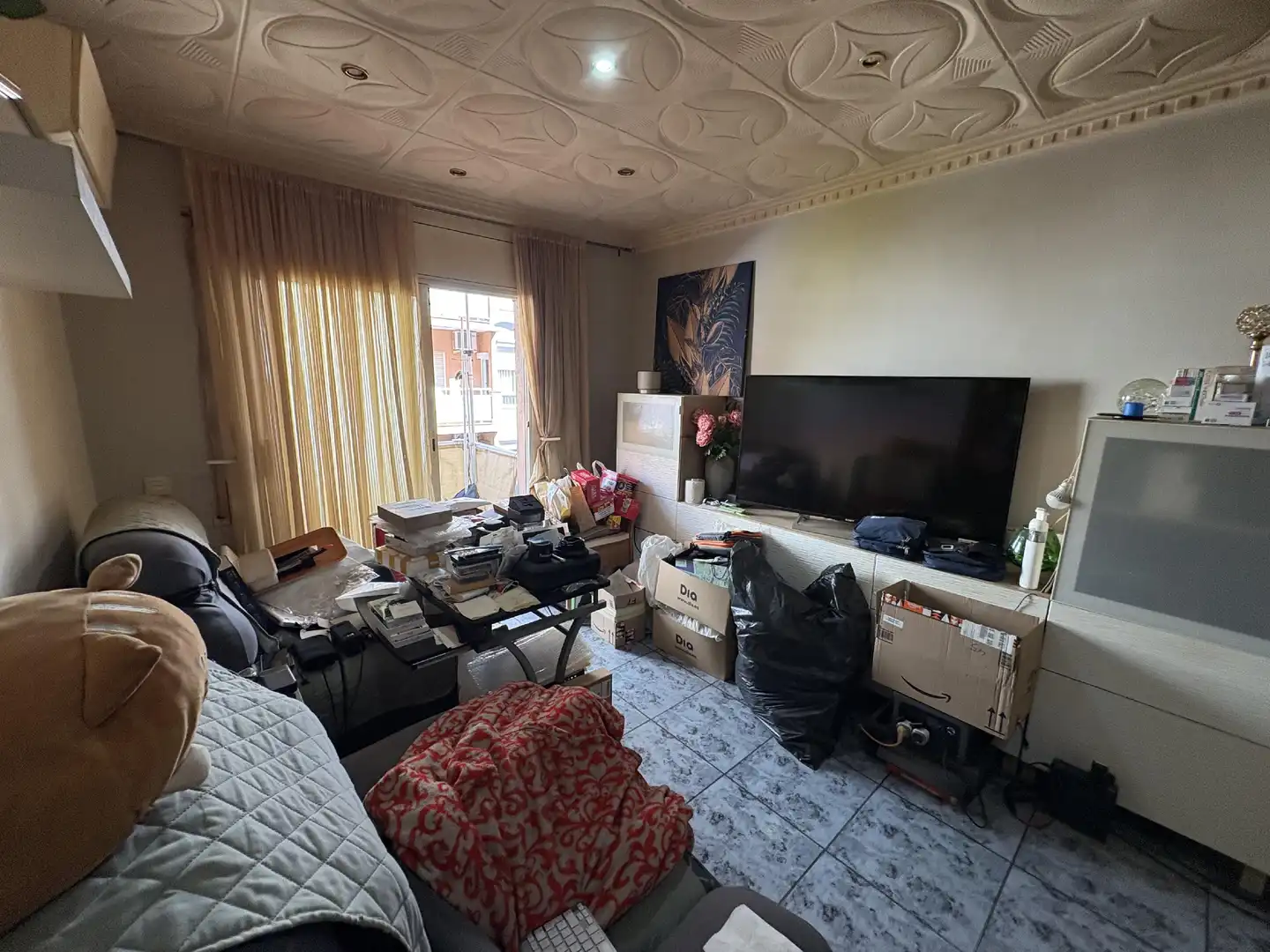 Sala d'estar de Pis en venda en Sabadell amb Aire condicionat i Balcó