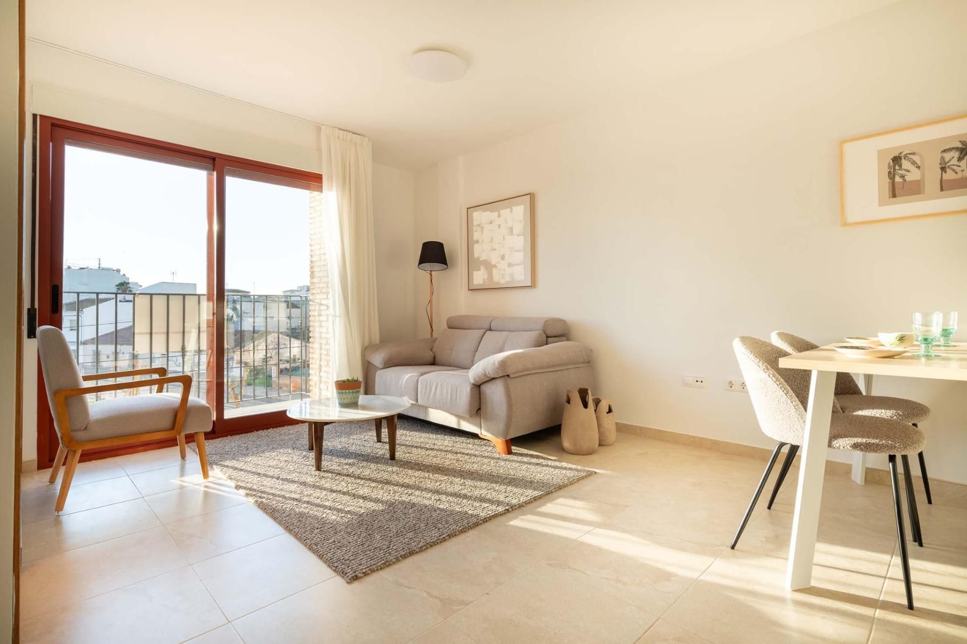 Living room of Apartment for sale in  Murcia Capital  with Air Conditioner and Balcony