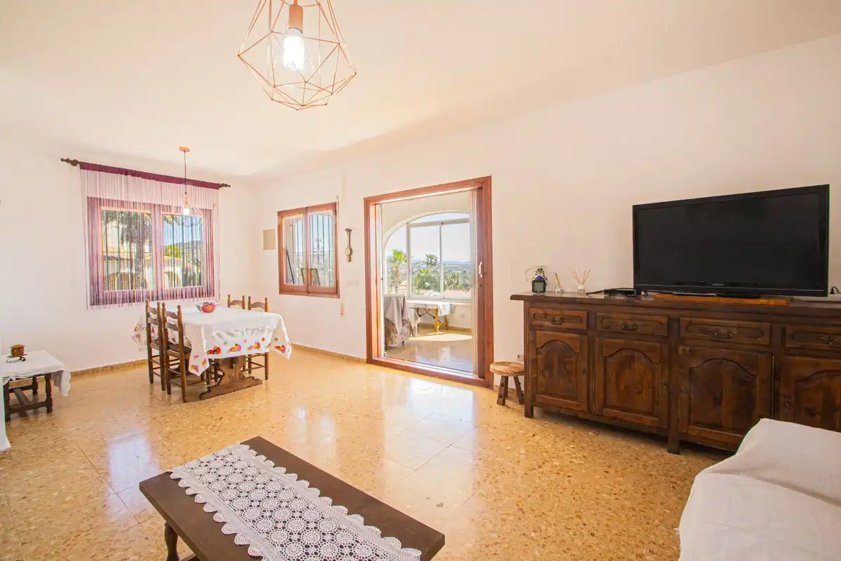 Dining room of Houses for sale in Calpe / Calp  with Air Conditioner, Heating and Private garden