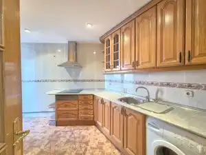 Kitchen of Flat for rent in Madrid  with Heating, Terrace and Oven