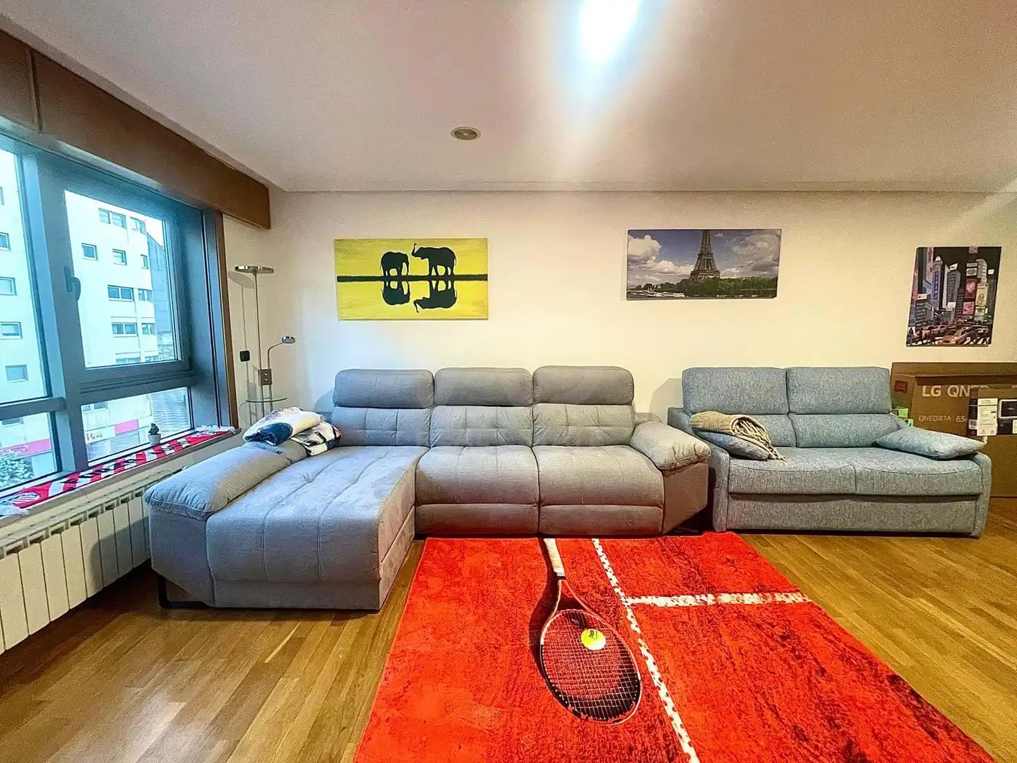 Living room of Flat for sale in A Coruña Capital   with Heating