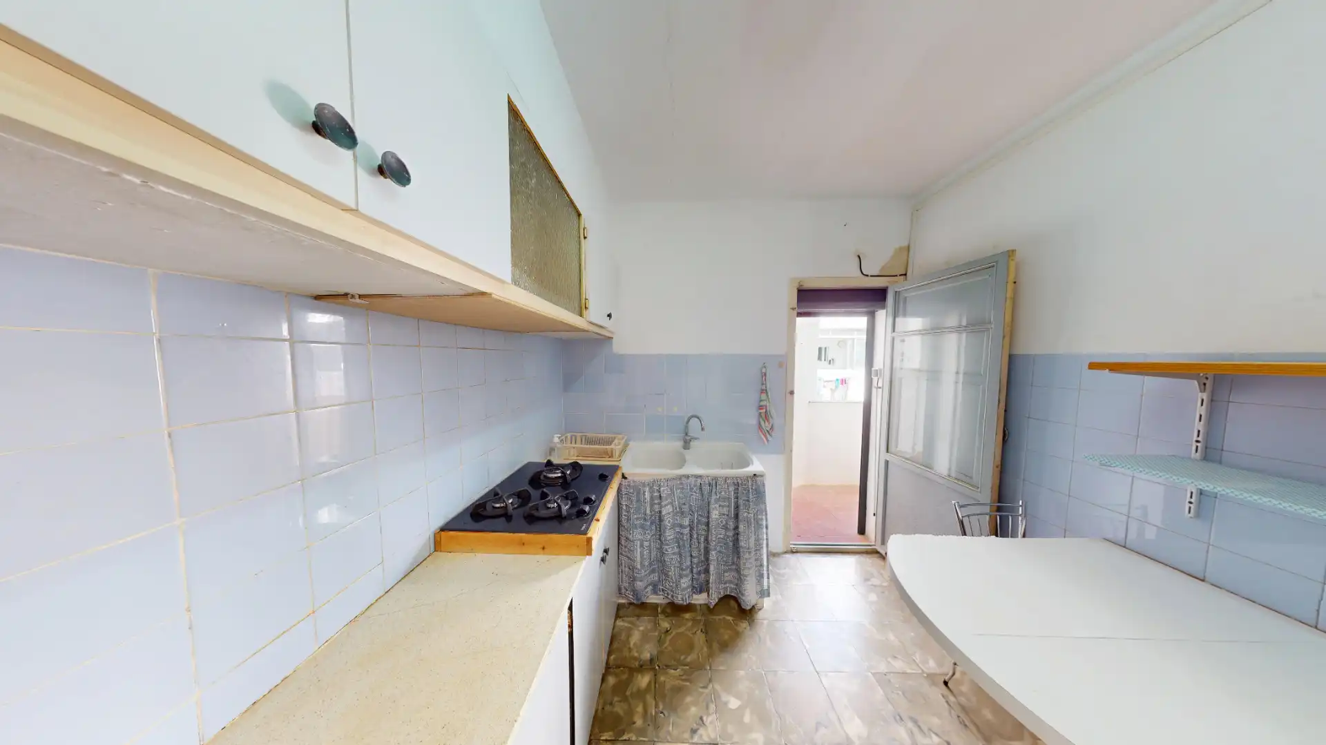 Cocina de Piso en venta en Alicante / Alacant con Terraza y Balcón