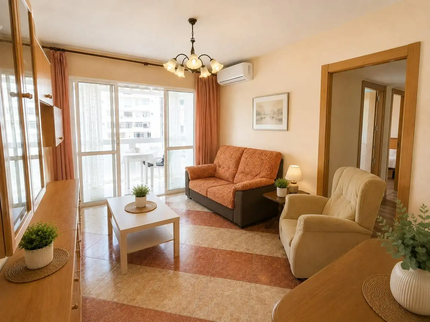 Living room of Flat for rent in Málaga  with Terrace and Furnished