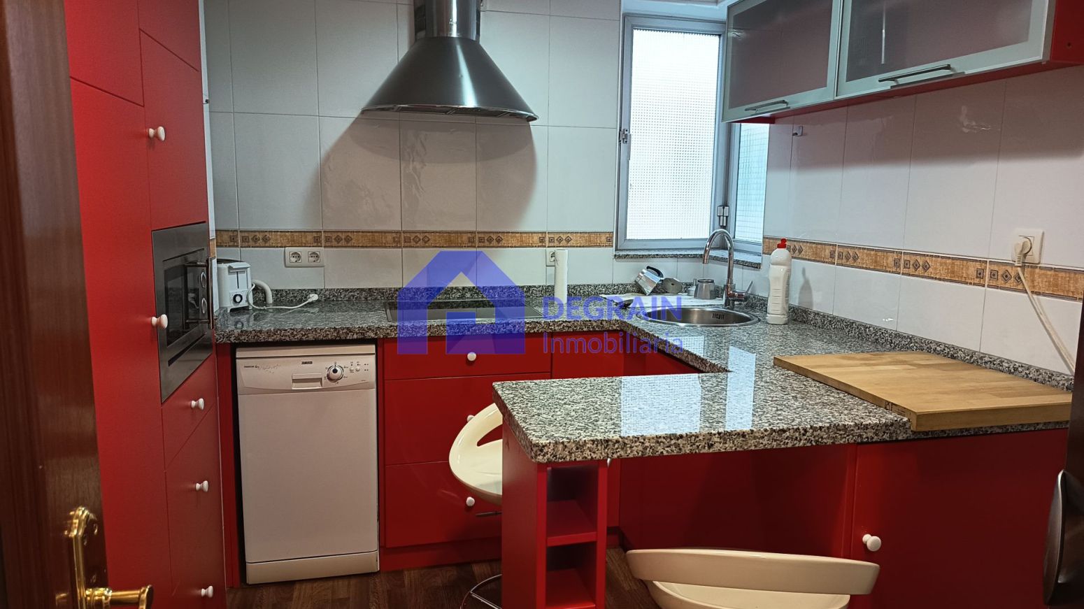 Kitchen of Flat for sale in Oviedo   with Heating, Parquet flooring and Storage room