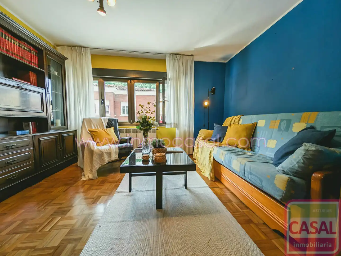 Wohnzimmer von Wohnung zum Verkauf in Mieres (Asturias) mit Heizung, Terrasse und Abstellraum