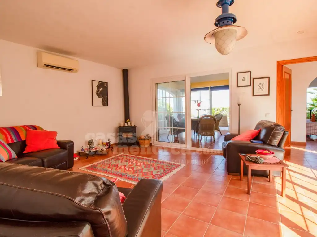Living room of Houses for sale in Maó - Mahón  with Air Conditioner, Private garden and Swimming Pool