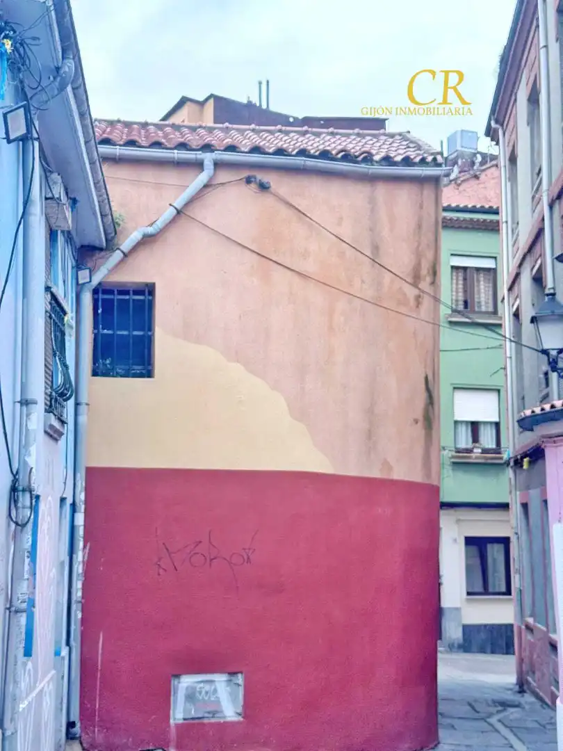 Vista exterior de Piso en venta en Gijón  con Amueblado