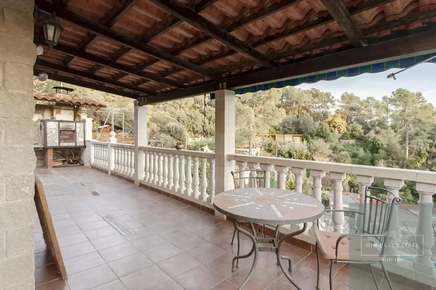 Terraza de Casa o chalet en venta en Molins de Rei con Jardín privado, Terraza y Piscina