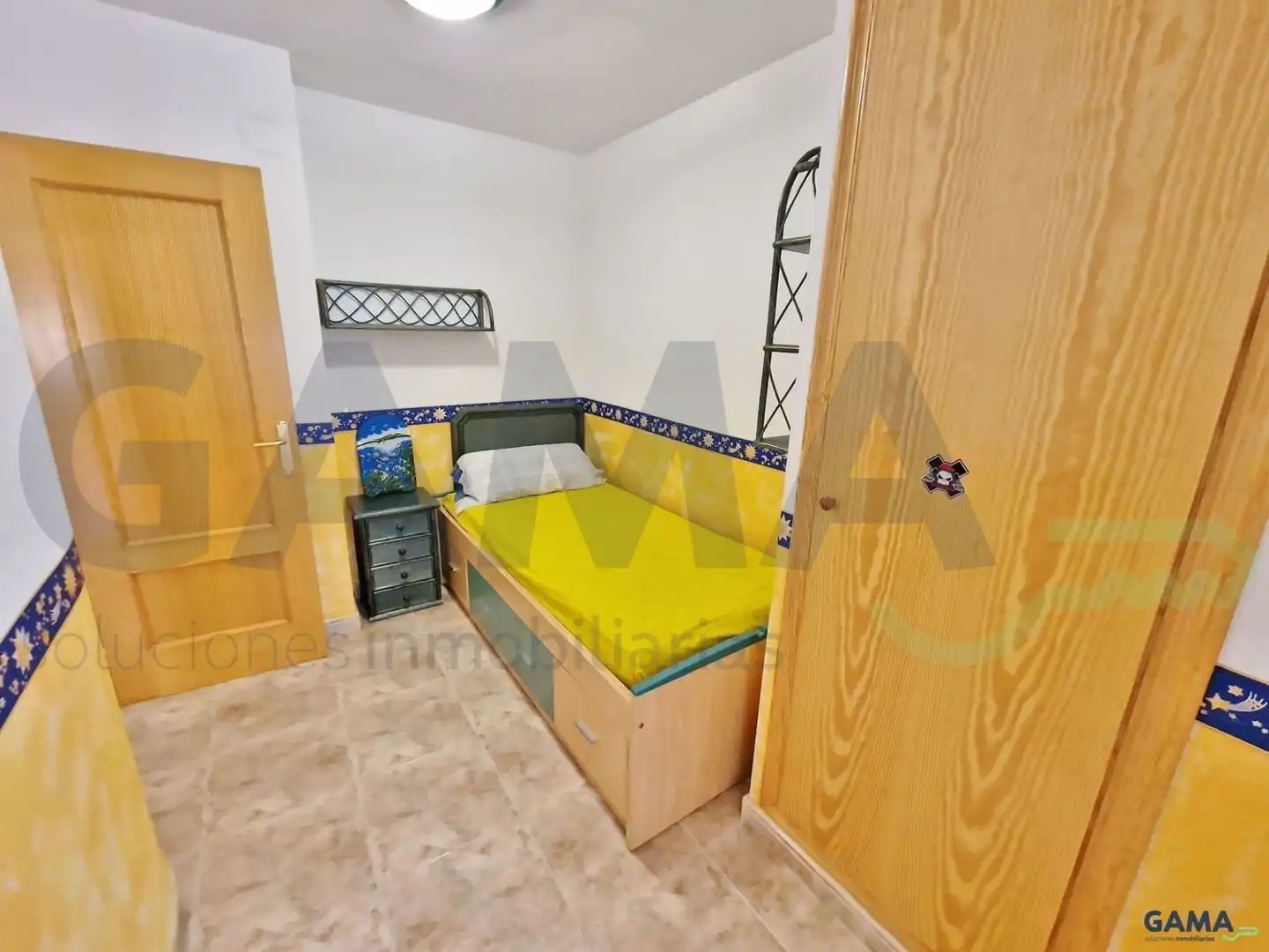 Schlafzimmer von Wohnung zur Miete in Tavernes de la Valldigna mit Terrasse, Schwimmbad und Möbliert